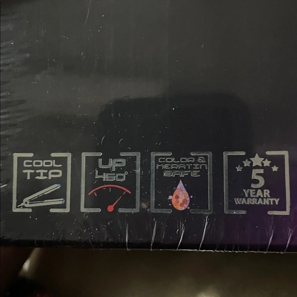 Royale genius element Rainbow flat iron 1.25 $500 ceramic plates new